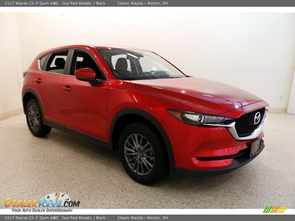 2017 Mazda CX-5 Sport AWD Soul Red Metallic / Black Photo #1