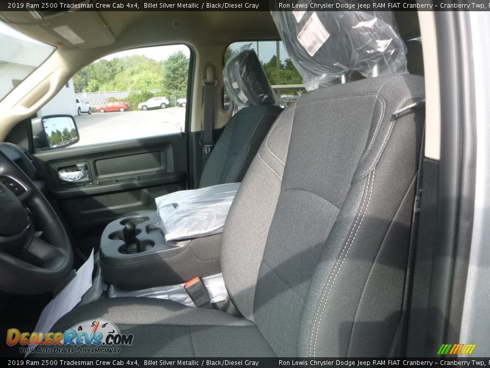 2019 Ram 2500 Tradesman Crew Cab 4x4 Billet Silver Metallic / Black/Diesel Gray Photo #13