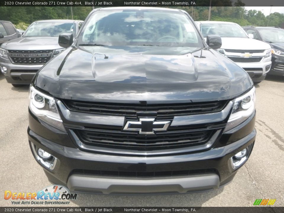 2020 Chevrolet Colorado Z71 Crew Cab 4x4 Black / Jet Black Photo #8