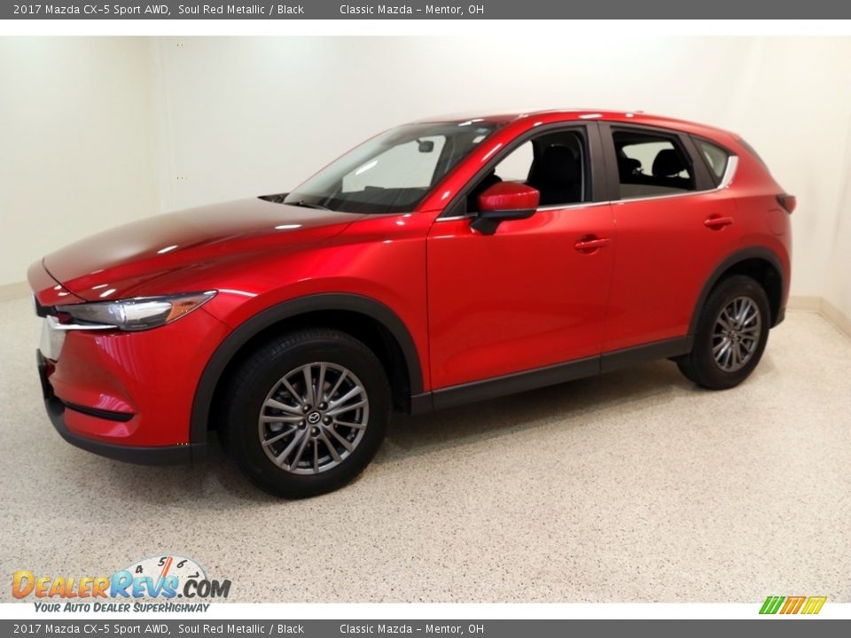 2017 Mazda CX-5 Sport AWD Soul Red Metallic / Black Photo #3