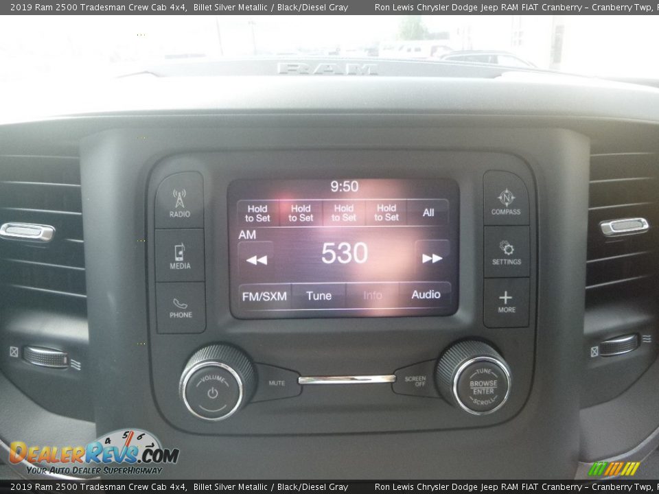 2019 Ram 2500 Tradesman Crew Cab 4x4 Billet Silver Metallic / Black/Diesel Gray Photo #16