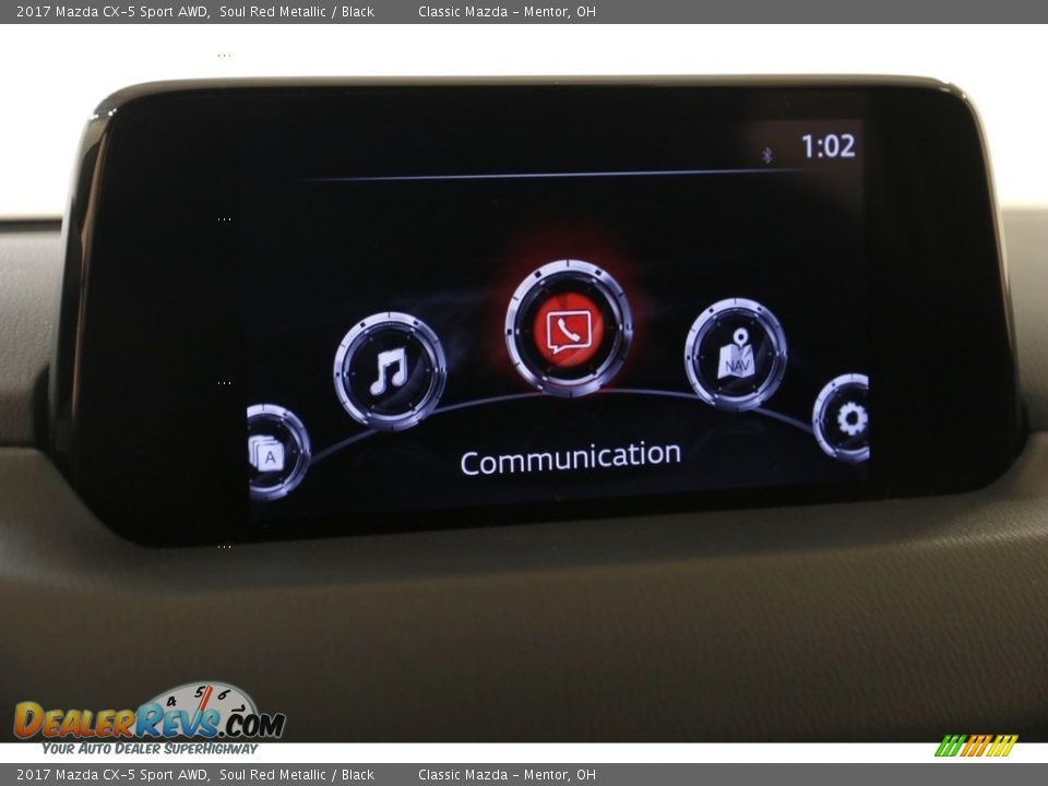 2017 Mazda CX-5 Sport AWD Soul Red Metallic / Black Photo #10