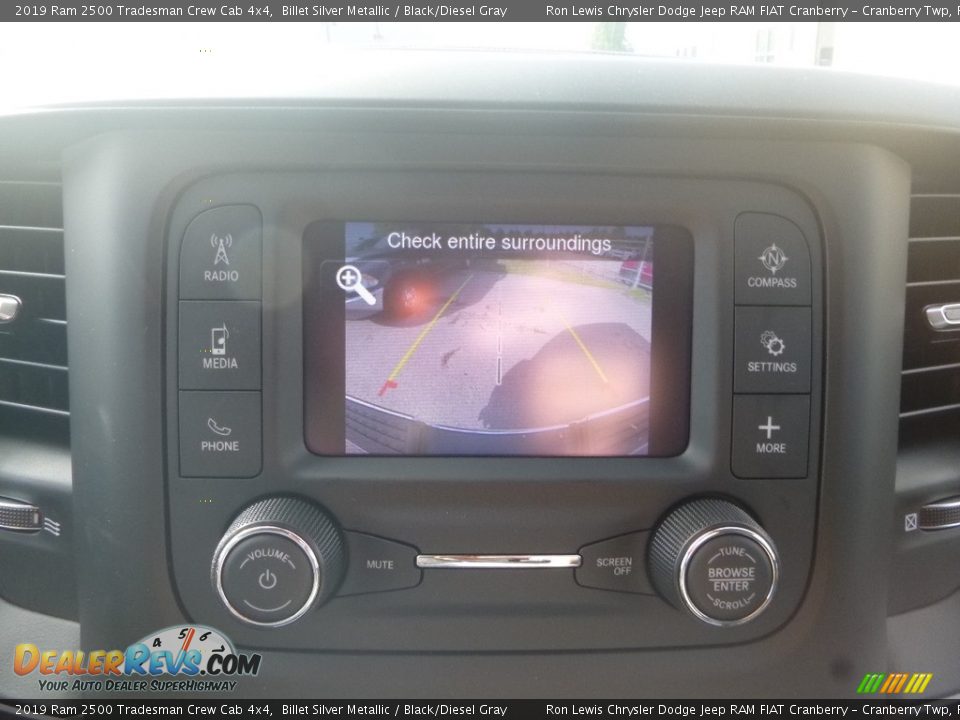 2019 Ram 2500 Tradesman Crew Cab 4x4 Billet Silver Metallic / Black/Diesel Gray Photo #17