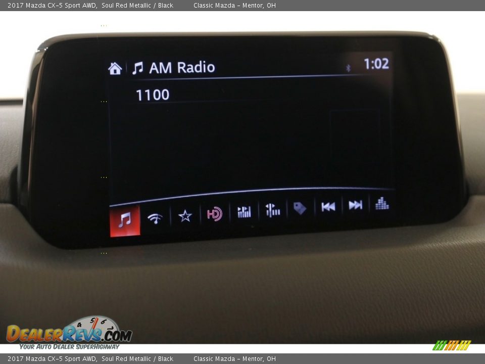 2017 Mazda CX-5 Sport AWD Soul Red Metallic / Black Photo #12