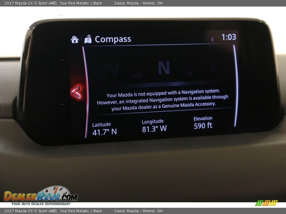 2017 Mazda CX-5 Sport AWD Soul Red Metallic / Black Photo #13