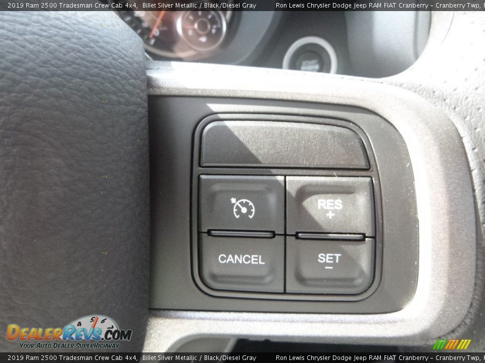 2019 Ram 2500 Tradesman Crew Cab 4x4 Billet Silver Metallic / Black/Diesel Gray Photo #18