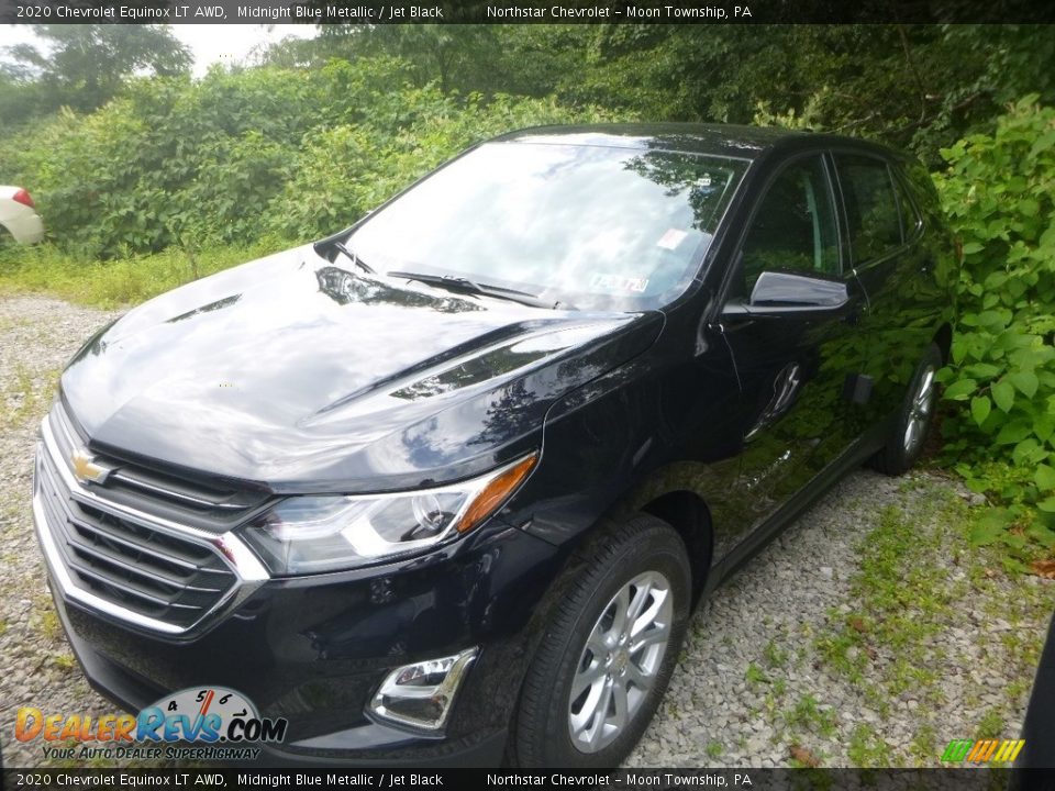2020 Chevrolet Equinox LT AWD Midnight Blue Metallic / Jet Black Photo #1