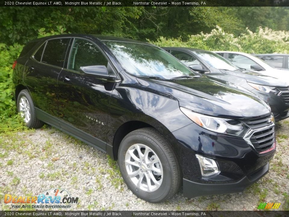 2020 Chevrolet Equinox LT AWD Midnight Blue Metallic / Jet Black Photo #2