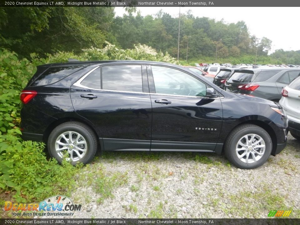 2020 Chevrolet Equinox LT AWD Midnight Blue Metallic / Jet Black Photo #4