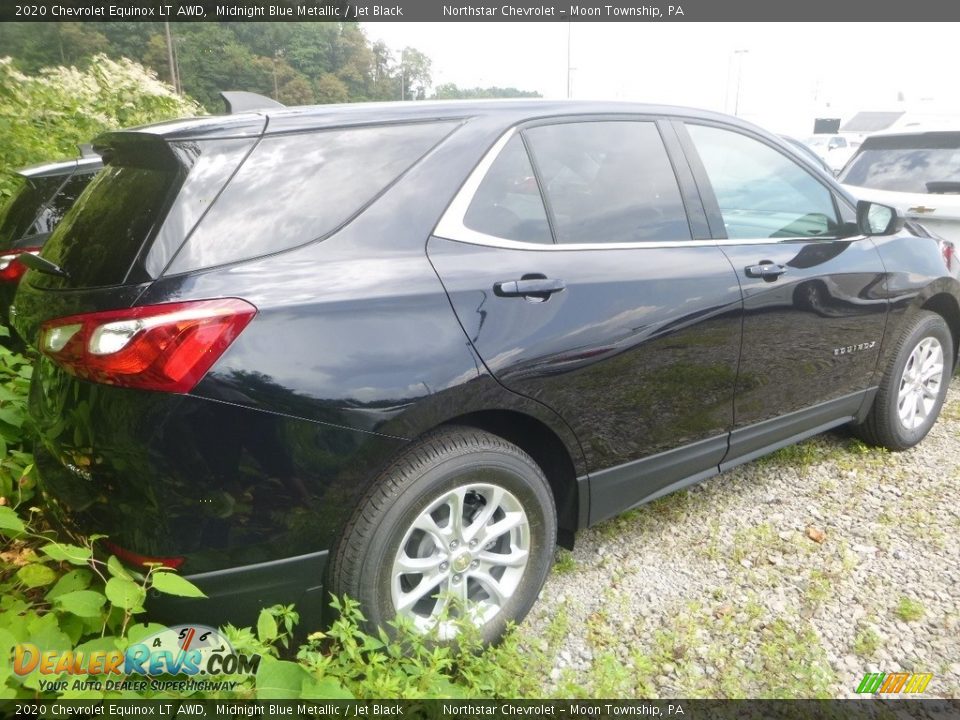2020 Chevrolet Equinox LT AWD Midnight Blue Metallic / Jet Black Photo #5