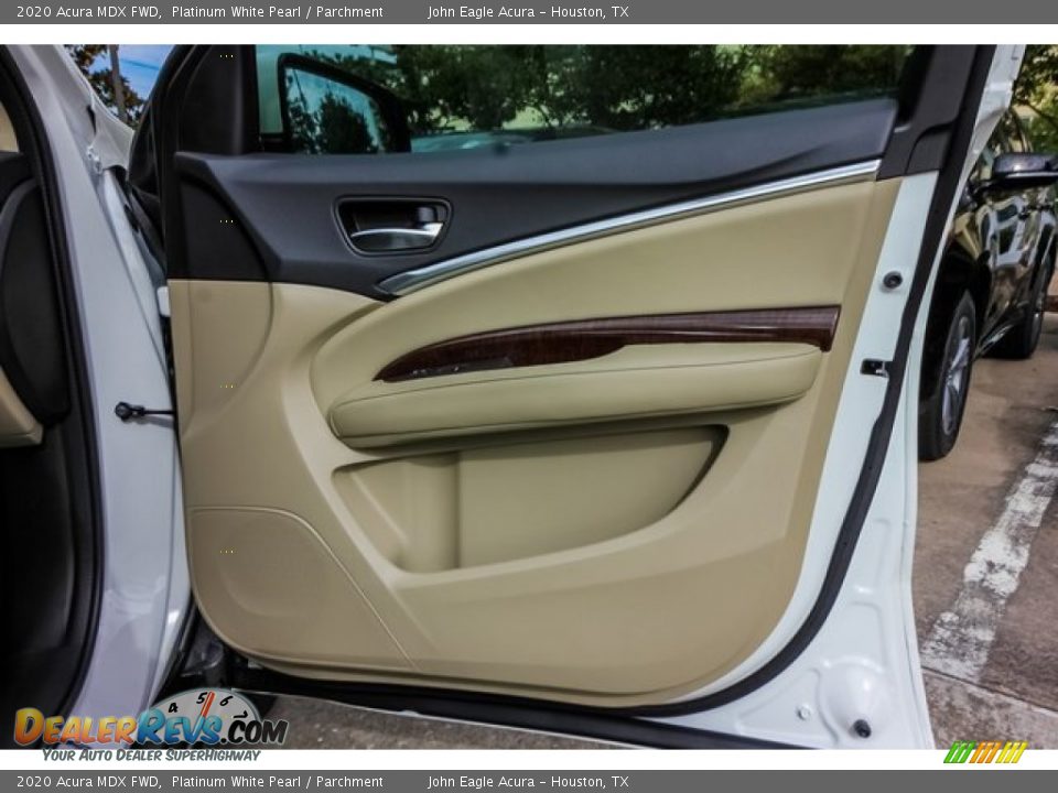2020 Acura MDX FWD Platinum White Pearl / Parchment Photo #24