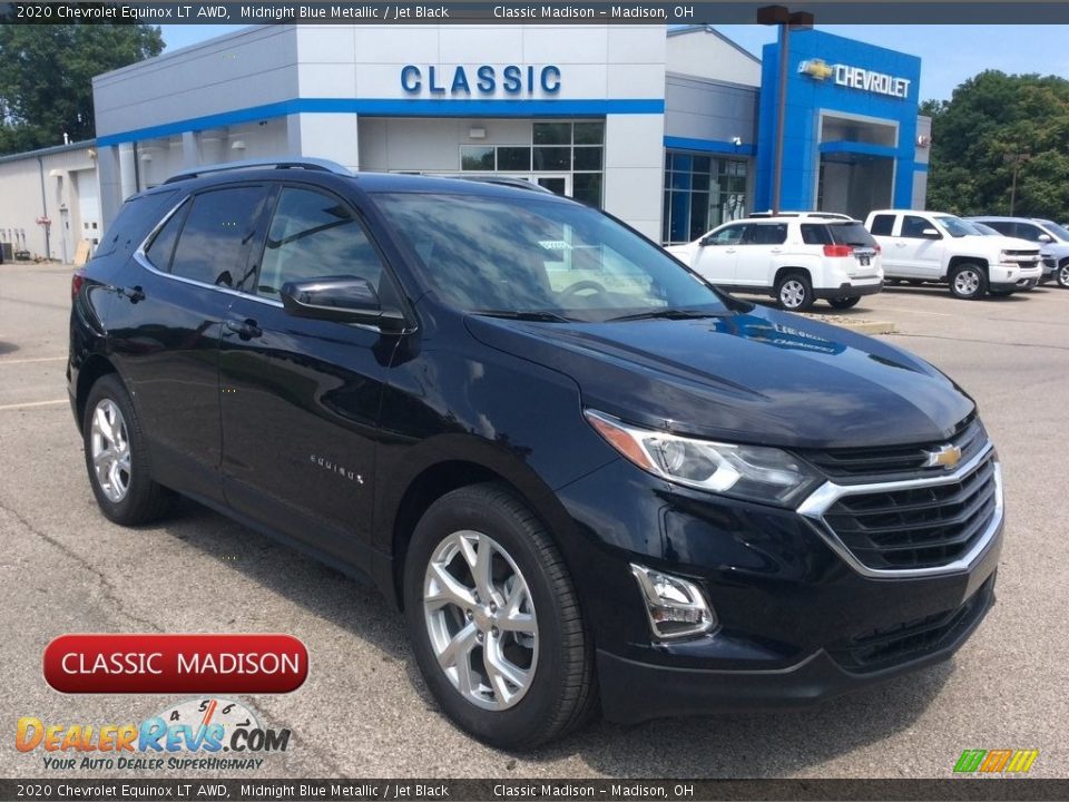 2020 Chevrolet Equinox LT AWD Midnight Blue Metallic / Jet Black Photo #1
