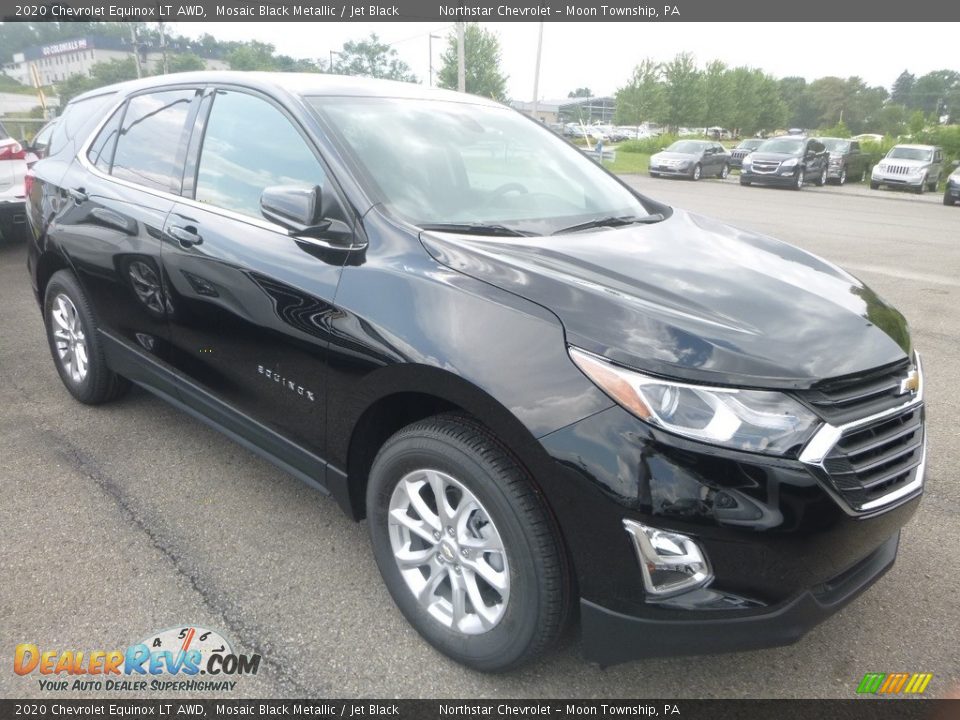 2020 Chevrolet Equinox LT AWD Mosaic Black Metallic / Jet Black Photo #7