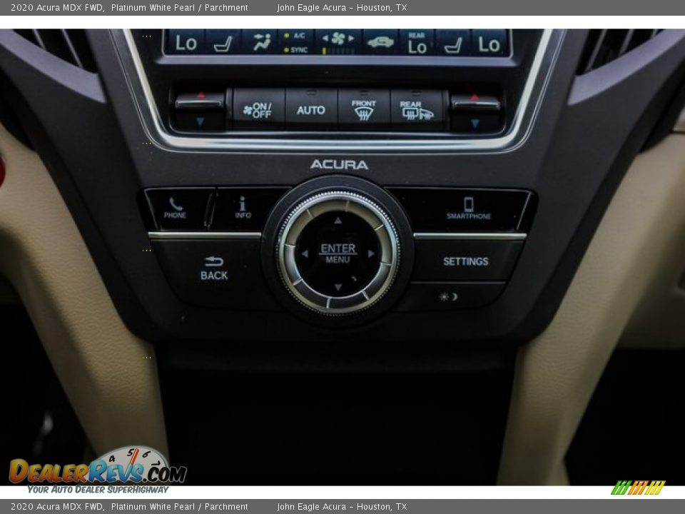 2020 Acura MDX FWD Platinum White Pearl / Parchment Photo #31
