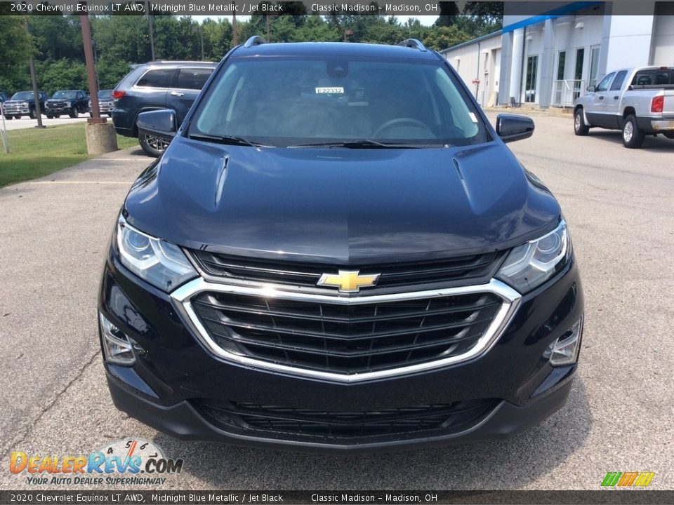 2020 Chevrolet Equinox LT AWD Midnight Blue Metallic / Jet Black Photo #4