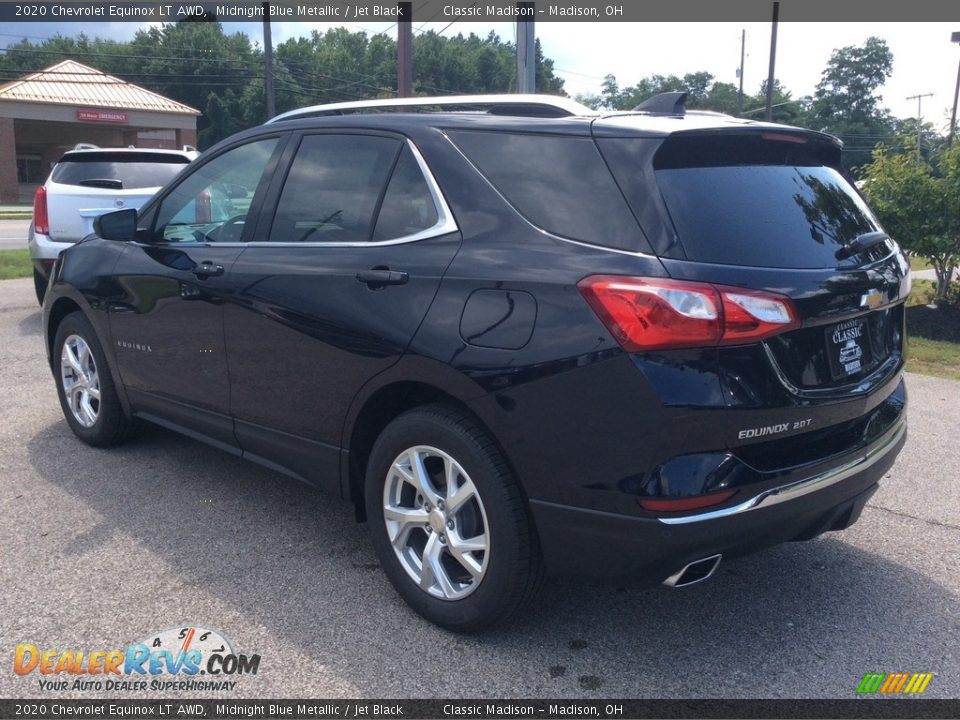 2020 Chevrolet Equinox LT AWD Midnight Blue Metallic / Jet Black Photo #7