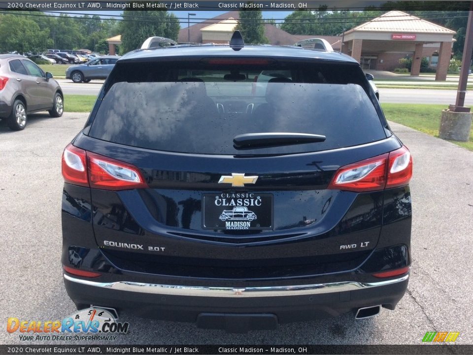 2020 Chevrolet Equinox LT AWD Midnight Blue Metallic / Jet Black Photo #8