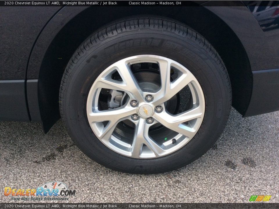 2020 Chevrolet Equinox LT AWD Midnight Blue Metallic / Jet Black Photo #9