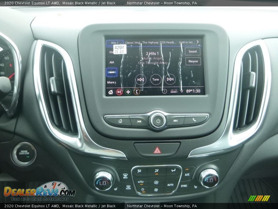 2020 Chevrolet Equinox LT AWD Mosaic Black Metallic / Jet Black Photo #16