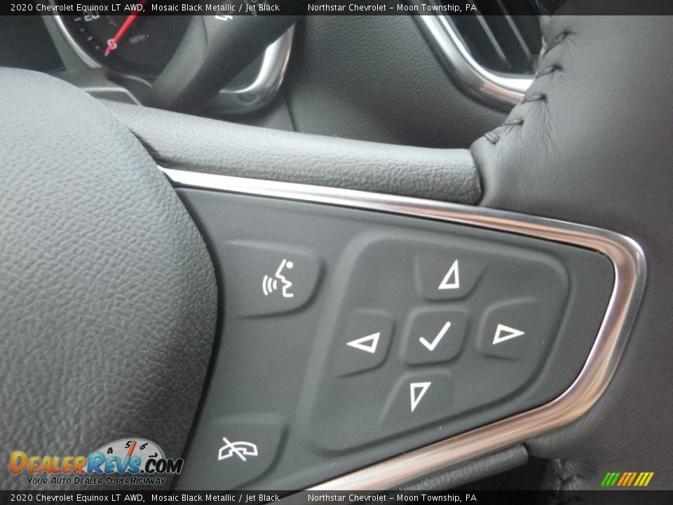 2020 Chevrolet Equinox LT AWD Mosaic Black Metallic / Jet Black Photo #18