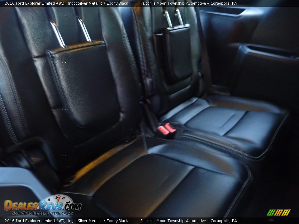 2016 Ford Explorer Limited 4WD Ingot Silver Metallic / Ebony Black Photo #15