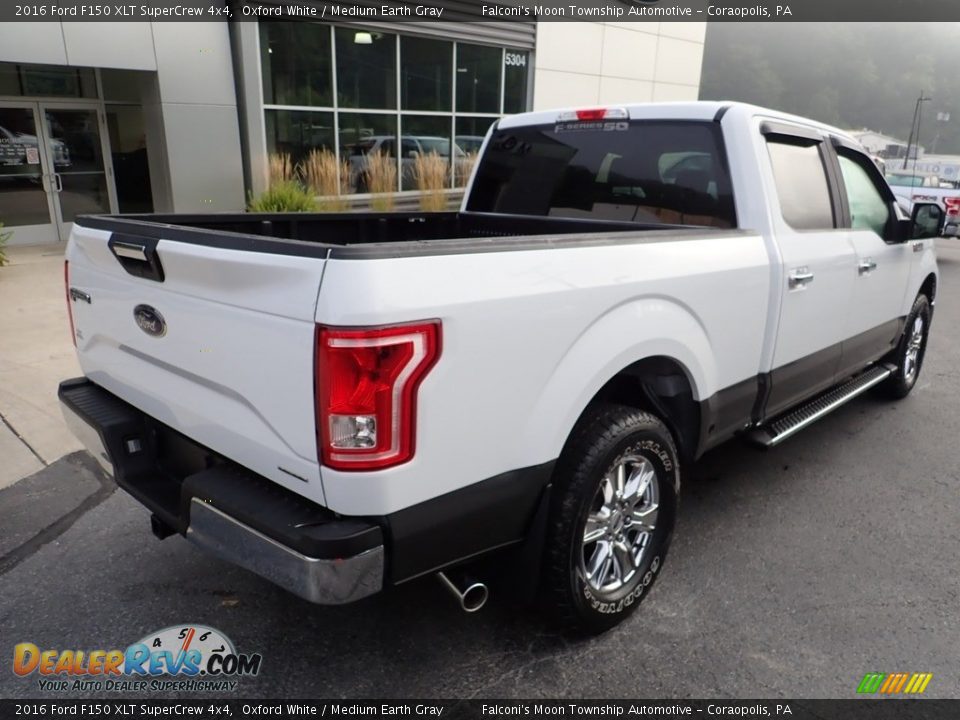2016 Ford F150 XLT SuperCrew 4x4 Oxford White / Medium Earth Gray Photo #2