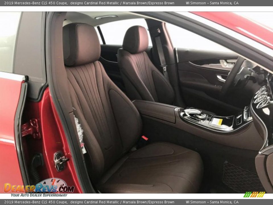 2019 Mercedes-Benz CLS 450 Coupe designo Cardinal Red Metallic / Marsala Brown/Espresso Brown Photo #5