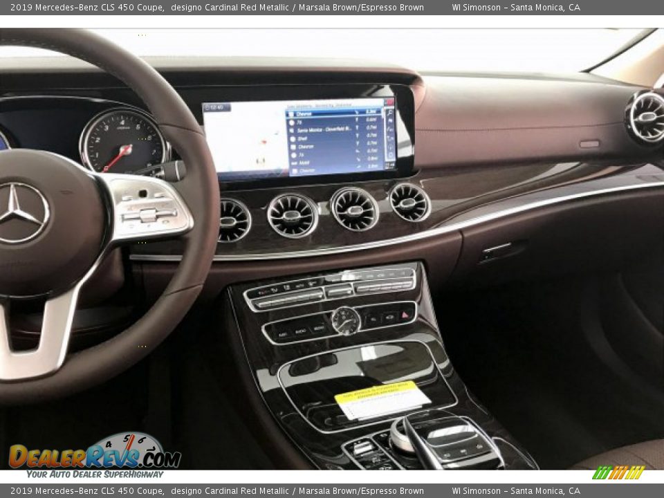 2019 Mercedes-Benz CLS 450 Coupe designo Cardinal Red Metallic / Marsala Brown/Espresso Brown Photo #6