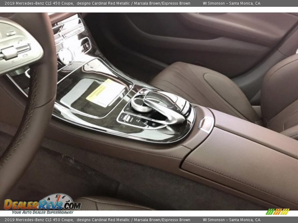 2019 Mercedes-Benz CLS 450 Coupe designo Cardinal Red Metallic / Marsala Brown/Espresso Brown Photo #7