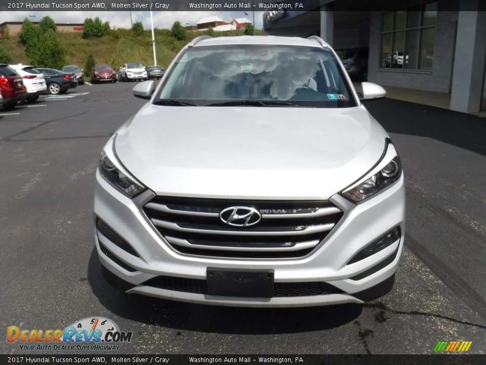 2017 Hyundai Tucson Sport AWD Molten Silver / Gray Photo #4