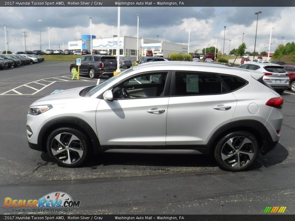 2017 Hyundai Tucson Sport AWD Molten Silver / Gray Photo #6