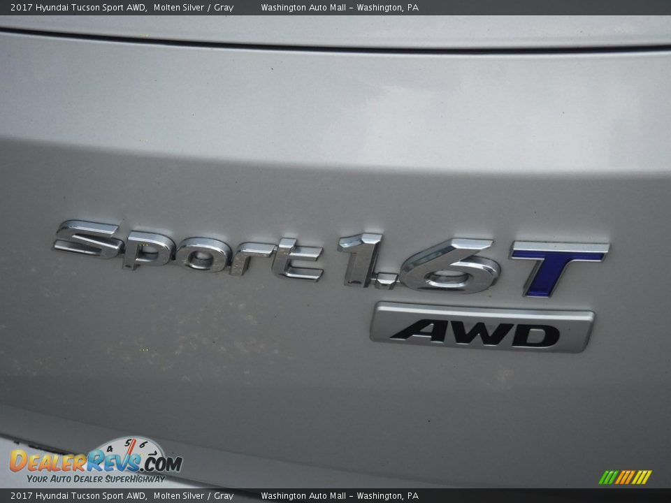 2017 Hyundai Tucson Sport AWD Molten Silver / Gray Photo #10