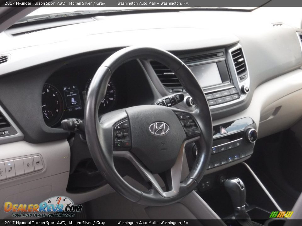 2017 Hyundai Tucson Sport AWD Molten Silver / Gray Photo #12