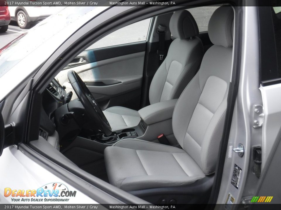 2017 Hyundai Tucson Sport AWD Molten Silver / Gray Photo #14