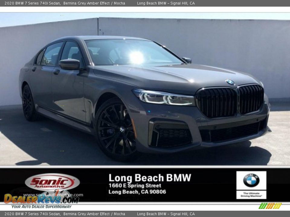 2020 BMW 7 Series 740i Sedan Bernina Grey Amber Effect / Mocha Photo #1