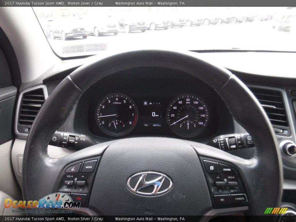 2017 Hyundai Tucson Sport AWD Molten Silver / Gray Photo #20