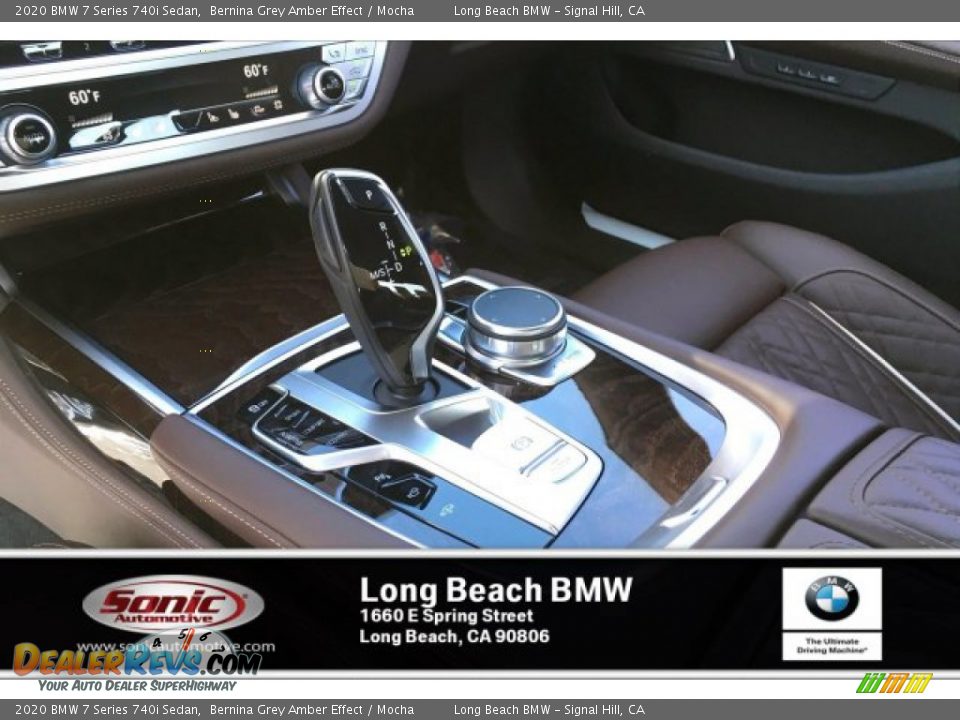 2020 BMW 7 Series 740i Sedan Bernina Grey Amber Effect / Mocha Photo #6
