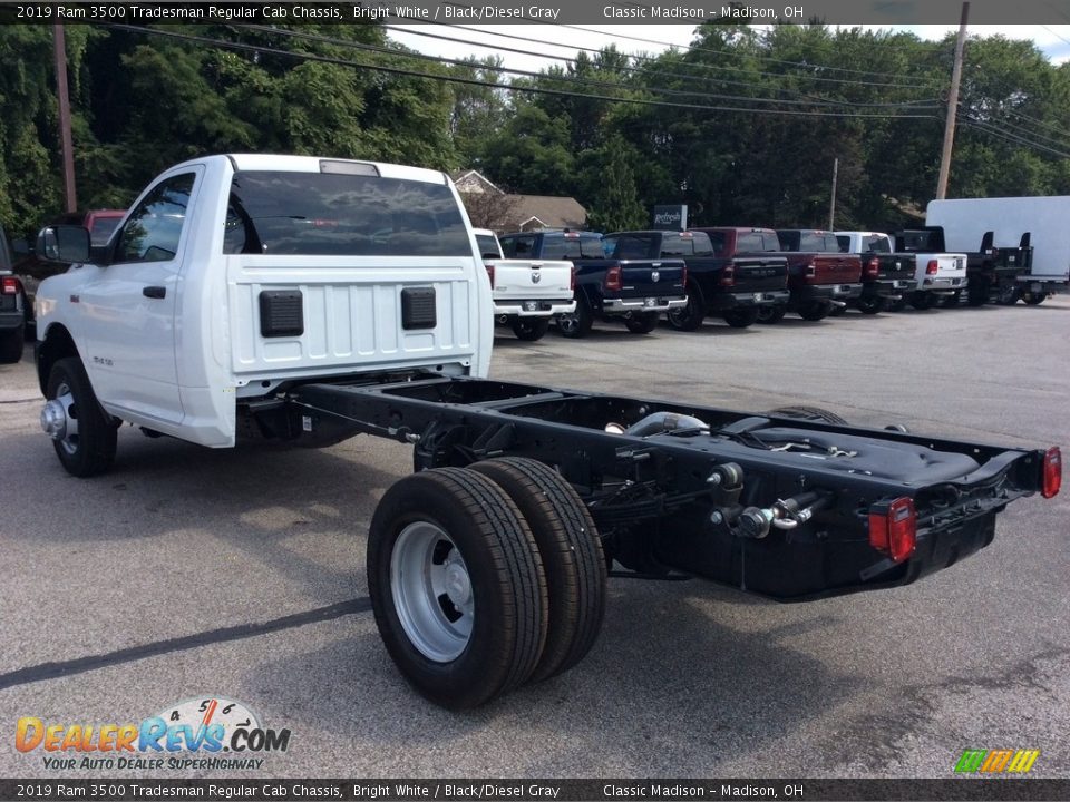 2019 Ram 3500 Tradesman Regular Cab Chassis Bright White / Black/Diesel Gray Photo #7