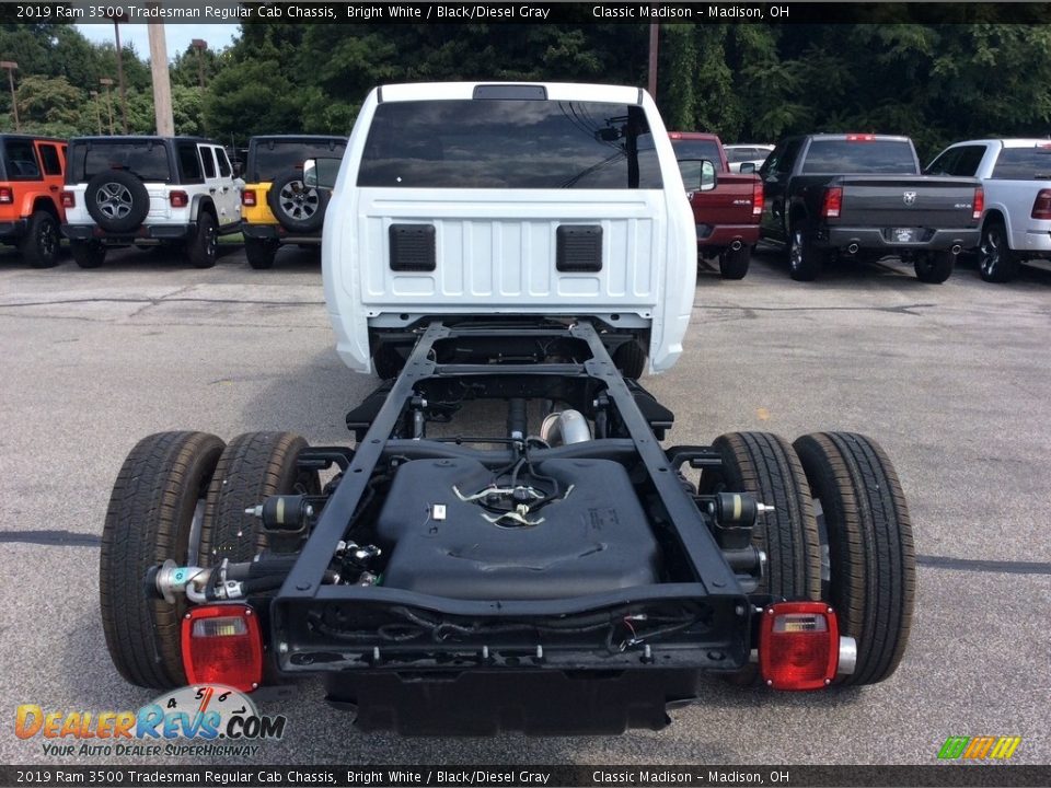 2019 Ram 3500 Tradesman Regular Cab Chassis Bright White / Black/Diesel Gray Photo #8