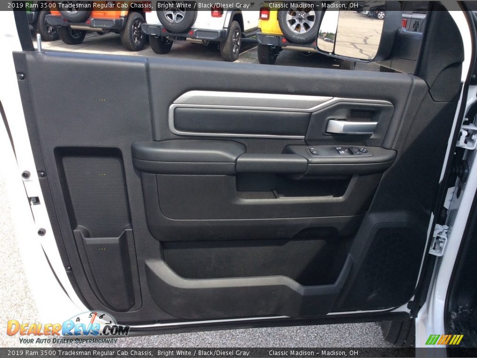 Door Panel of 2019 Ram 3500 Tradesman Regular Cab Chassis Photo #10