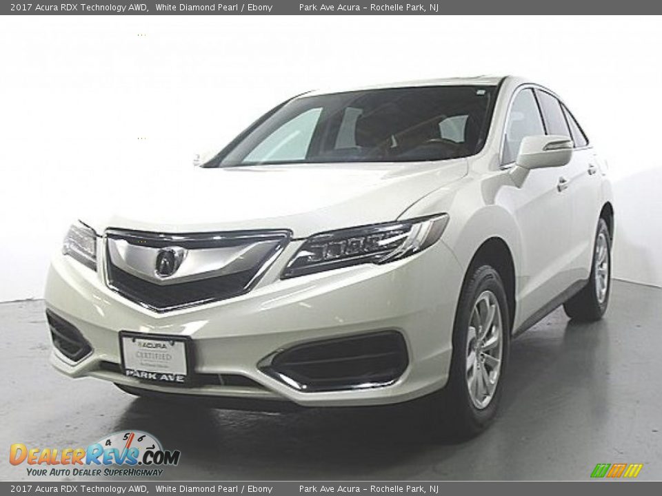 2017 Acura RDX Technology AWD White Diamond Pearl / Ebony Photo #1