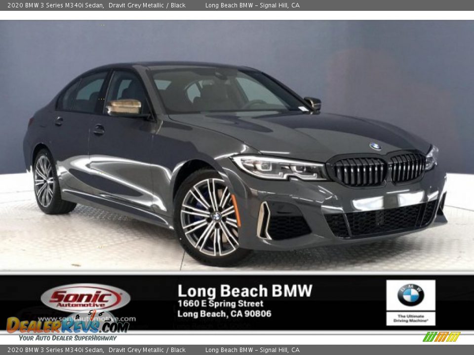 2020 BMW 3 Series M340i Sedan Dravit Grey Metallic / Black Photo #1