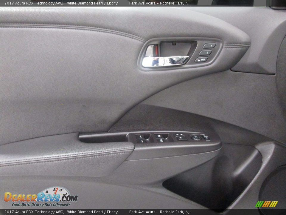 2017 Acura RDX Technology AWD White Diamond Pearl / Ebony Photo #8