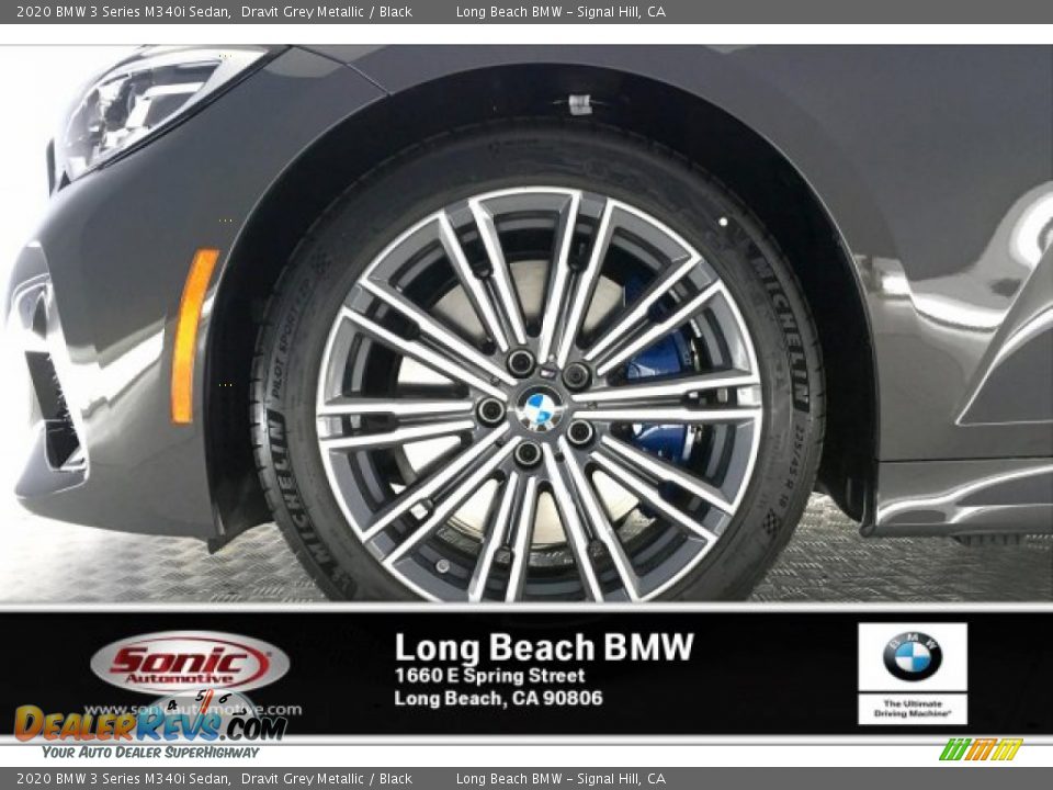 2020 BMW 3 Series M340i Sedan Dravit Grey Metallic / Black Photo #9