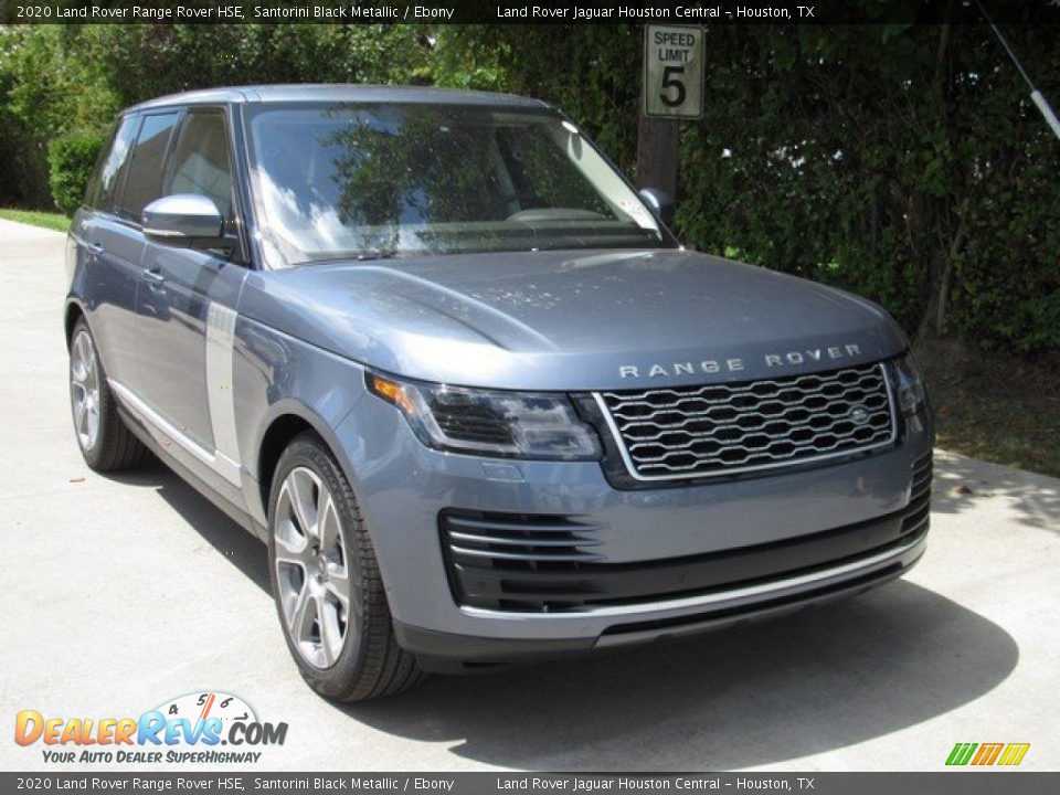 2020 Land Rover Range Rover HSE Santorini Black Metallic / Ebony Photo #2