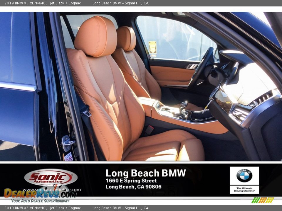 2019 BMW X5 xDrive40i Jet Black / Cognac Photo #5