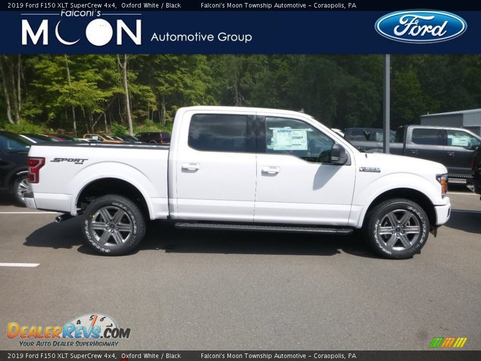 2019 Ford F150 XLT SuperCrew 4x4 Oxford White / Black Photo #1