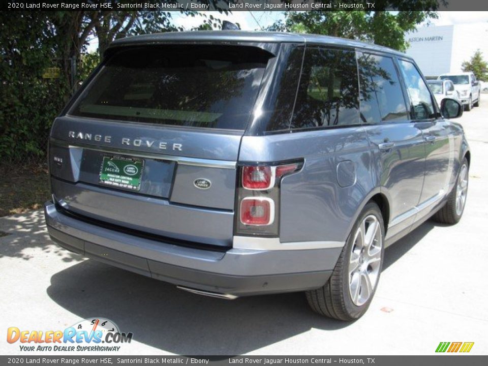 2020 Land Rover Range Rover HSE Santorini Black Metallic / Ebony Photo #7