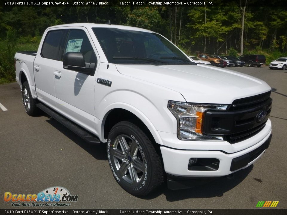 2019 Ford F150 XLT SuperCrew 4x4 Oxford White / Black Photo #3