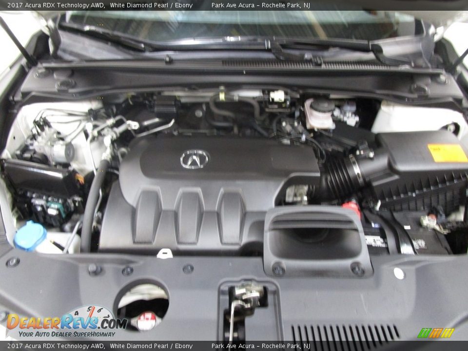 2017 Acura RDX Technology AWD White Diamond Pearl / Ebony Photo #31